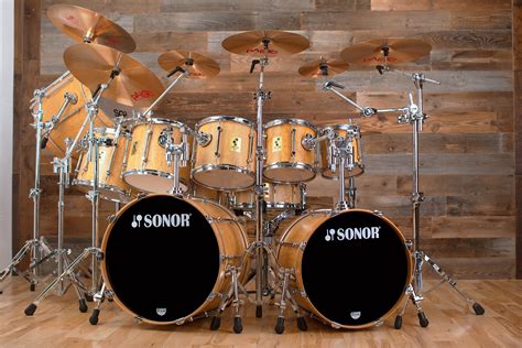 SONOR FORCE 3000 10 PIECE DRUM KIT, SCANDINAVIAN BIRCH (PRE-LOVED) – Drumazon