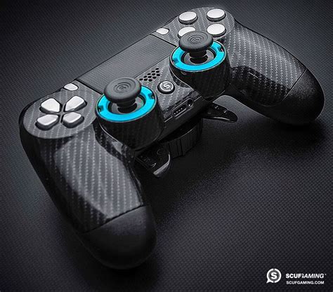 The SCUF Infinity 4PS Carbon Fiber Black controller for PlayStation 4 is is just as beautiful ...