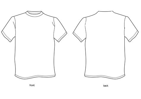 Shirt Template - Cliparts.co