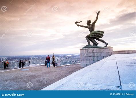 Liberty Statue on Gellert Hill in Budapest, Hungary Stock Image - Image of citadel, hill: 73030011