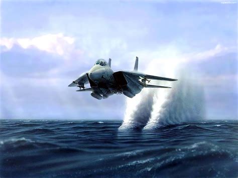 aircraft physics - Can a low flying jet fighter lift water? - Aviation Stack Exchange