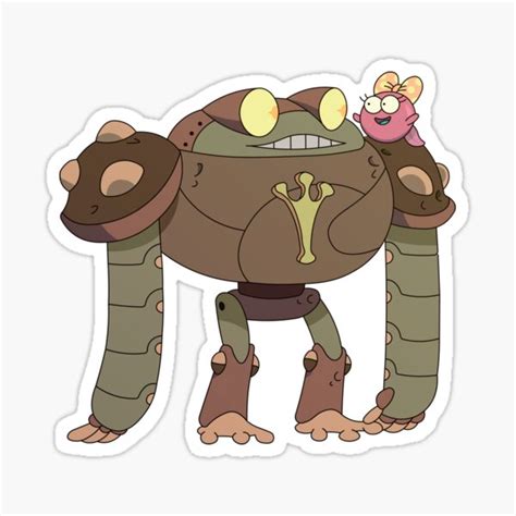 "Polly and Frobo | Amphibia" Sticker for Sale by artnchfck | Redbubble