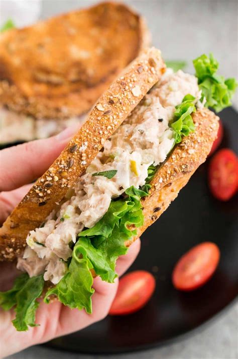 Tuna Salad Sandwich (Quick & Easy Lunch) - Delicious Meets Healthy