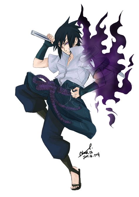 Team 7: Uchiha Sasuke by Stray-Ink92 on deviantART