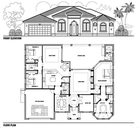 Simple Floor Plan And Elevation - floorplans.click