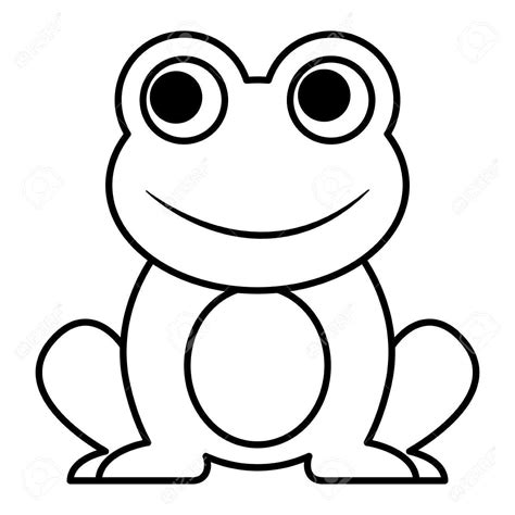 Frog Drawing Coloring Pages