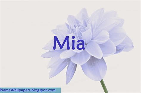 Mia Name Wallpapers Mia ~ Name Wallpaper Urdu Name Meaning Name Images Logo Signature