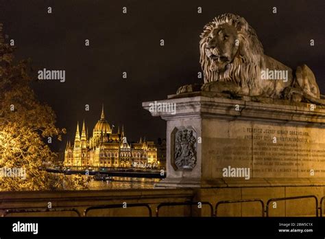 Beautiful parliament of Hungary from Budapest at night Stock Photo - Alamy