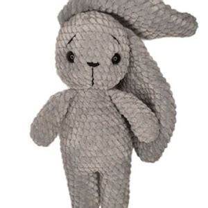 Bundle of 2 Crochet Patterns, Crochet Bunny Pattern, Amigurumi Stuffed Bunny Pattern, Instant ...