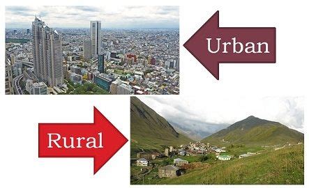 Difference Between Urban and Rural (with Comparison Chart) - Key Differences