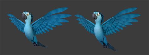 Spix's Macaw Family v1.1 - Rio: The Video Game by ColbyDash on DeviantArt