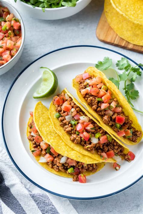 Ground Chicken Tacos Recipe (Dairy Free, Gluten Free) - Simply Whisked