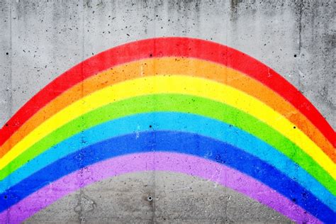 How To Paint A Rainbow On A Wall - Preschool Activities Nook