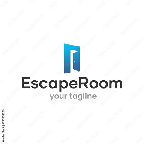 Escape Room Game Logo Design Idea Stock Vector | Adobe Stock