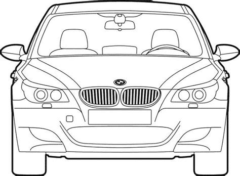 Car Front View Drawing at PaintingValley.com | Explore collection of Car Front View Drawing