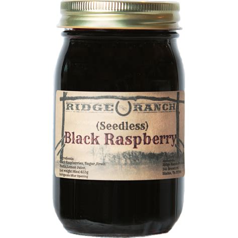 Black Raspberry Jam (Seedless) | Ridge Ranch Products