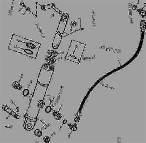 ROCKSHAFT LIFT ASSIST CYLINDER [04E08] - TRACTOR John Deere 4640 - TRACTOR - 4640 and 4840 ...