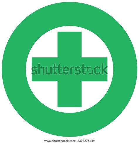 First Aid Sign Emblem Sticker Stock Vector (Royalty Free) 2398275449 ...