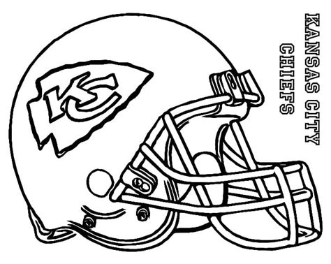 KC Chiefs Logo Coloring Page - Free Printable Coloring Pages for Kids