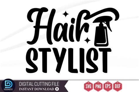 Hair stylist SVG - So Fontsy