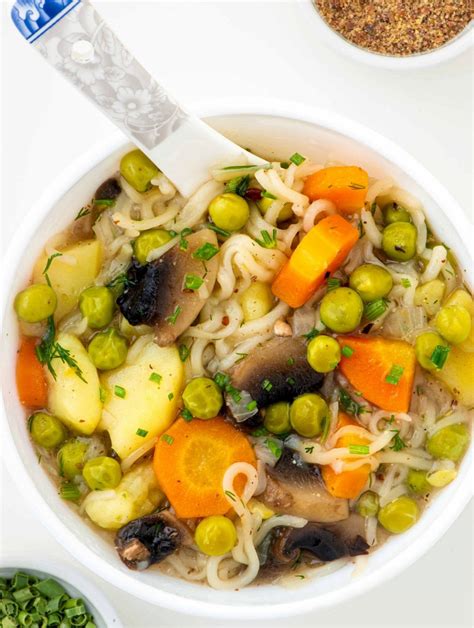 Quick & Easy Mushroom Noodle Soup | WellnessDove