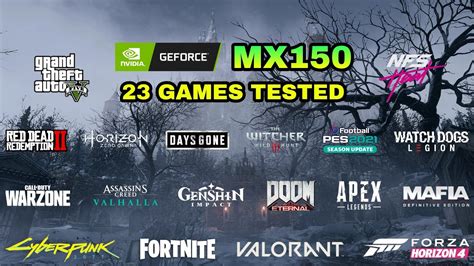 Nvidia Geforce Mx150 Gaming Test ! 2021 | 지포스 mx150 새로운 업데이트