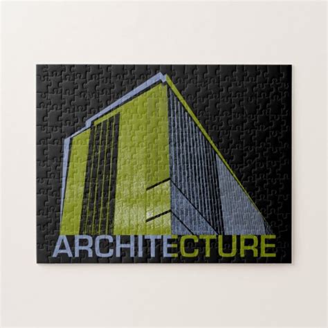 Architecture Graphic Jigsaw Puzzle | Zazzle.com