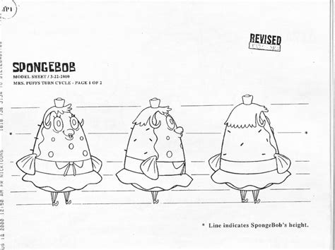 Spongebob Squarepants (1999 - Current) PART 2 - Model sheets, turnarounds, character references ...