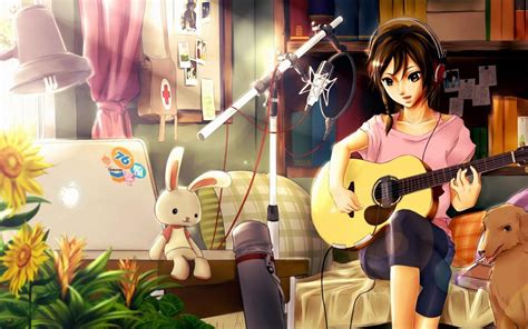 Anime Guitar Girl 4k PC Wallpapers - Wallpaper Cave