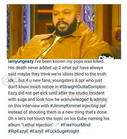 Eazy E's Son Says Suge Knight Killed His Dad :: Hip-Hop Lately