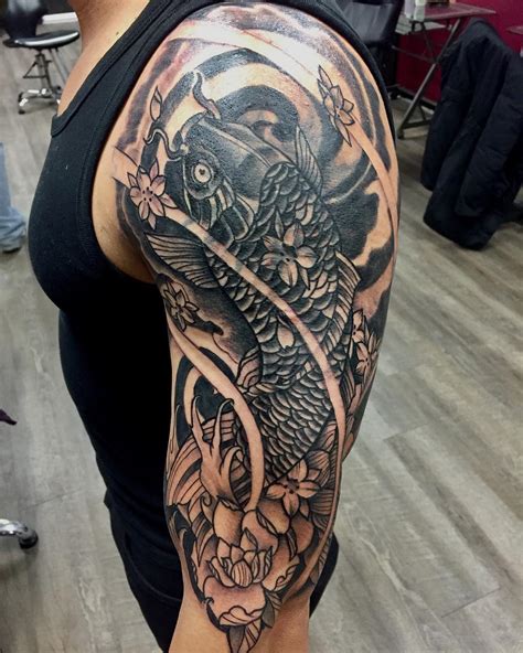 85+ Excellent koi fish tattoo with stunning design ideas - Body Tattoo Art