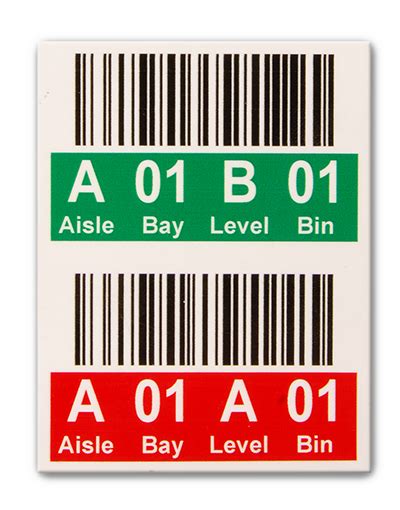 Multi-Level Rack Labels - Express Warehouse Barcodes