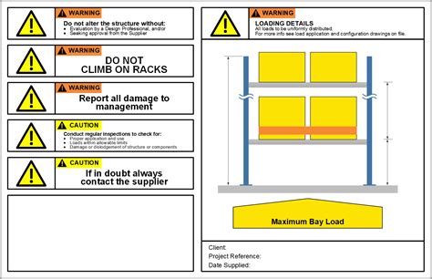 Warehouse Rack Label Template | tunersread.com