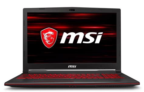 MSI GL63 Gaming Laptop 15.6" Intel Core i7-8750H, NVIDIA GeForce GTX 1050, 8gb RAM, 256gb SSD ...