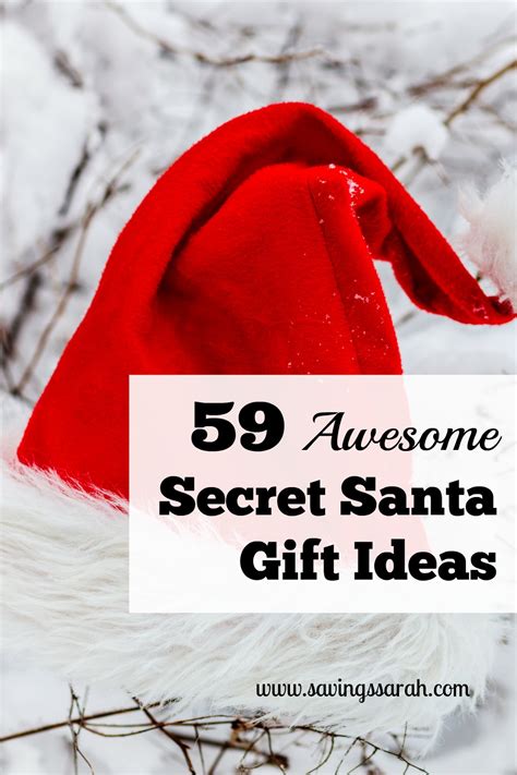 59 Awesome Secret Santa Gift Ideas - Earning and Saving with Sarah