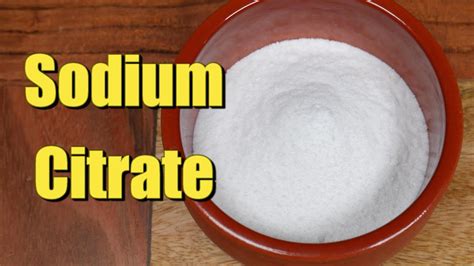 how to make sodium citrate - Learn Methods