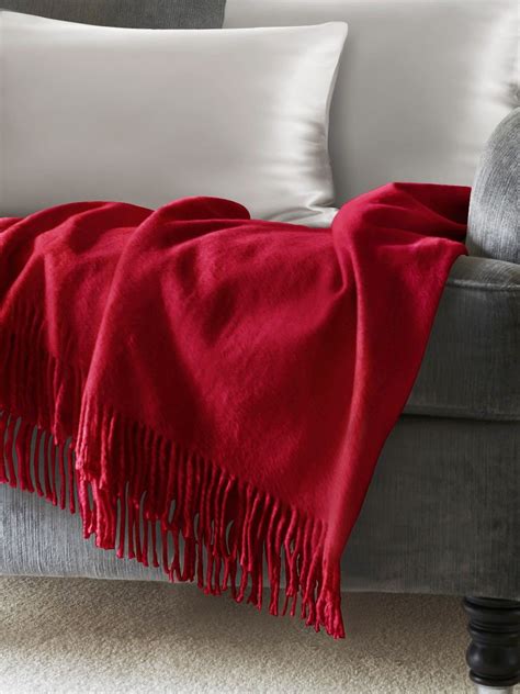 Red Silk Throw Blanket | Red throw blanket, Red throw, Red blanket