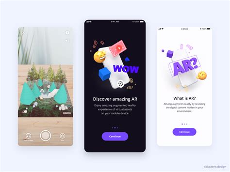 AR App by Doko Zero on Dribbble