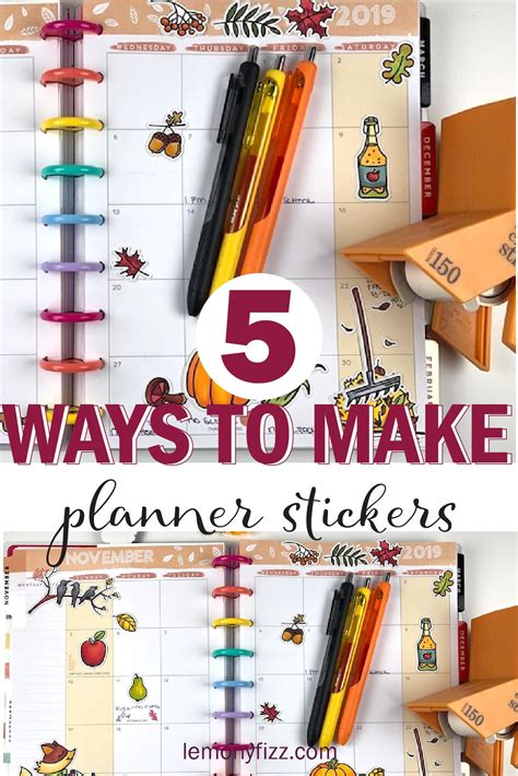 Planner Stickers | Planner stickers, How to make planner, Planner