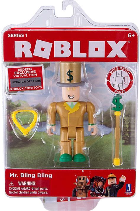 Roblox Mr. Bling Bling 3 Action Figure Jazwares - ToyWiz