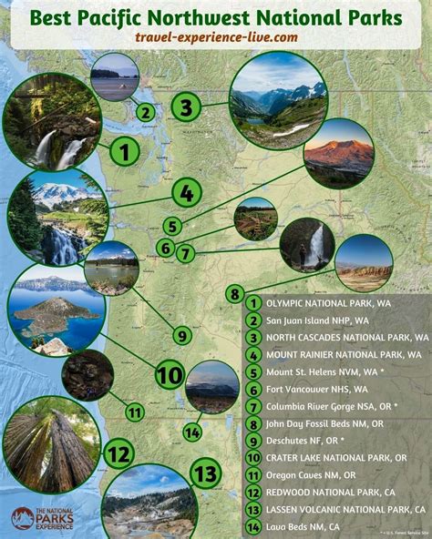 Pacific Northwest National Parks Road Trip: 14 National Parks ...