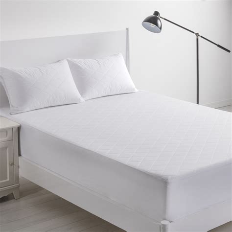 Deluxe Waterproof Cotton Velour Mattress Protector - Long Single