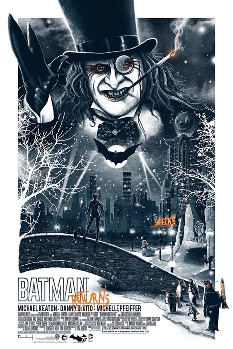 The Geeky Nerfherder: #CoolArt: 'Batman Returns' Posters by Patrick Connan