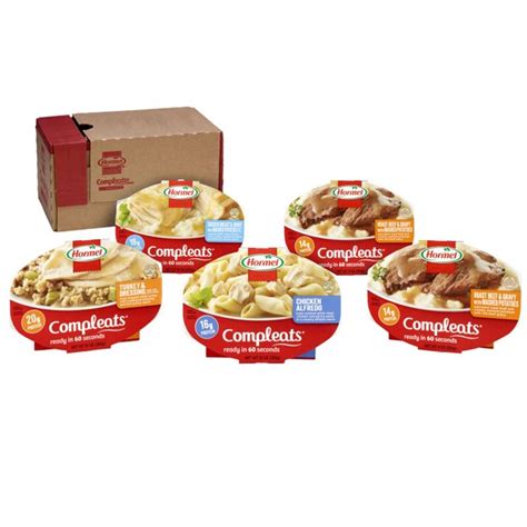 (5 Pack) HORMEL COMPLEATS Protein Variety Pack Microwave Meals - Walmart.com - Walmart.com