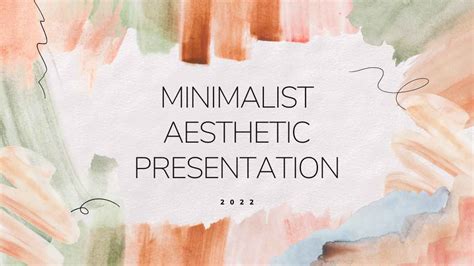 Minimalist Aesthetic Theme. Free PPT Template & Google Slides Theme