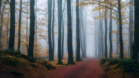 Autumn Forest Trees Landscape Free Stock Photo - Public Domain Pictures