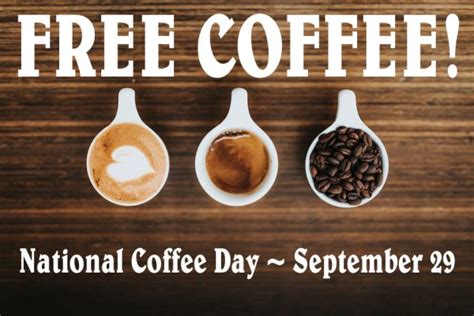 ☕ FREE Coffee for National Coffee Day – September 29, 2023 ☕ | Freebie Depot