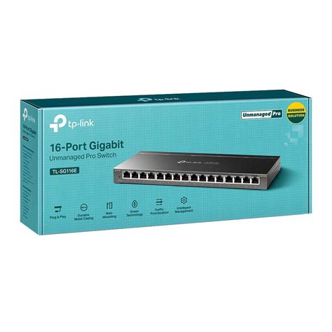 TP-LINK 16-Port Easy Smart Gigabit Unmanaged Pro Switch - Micro Center