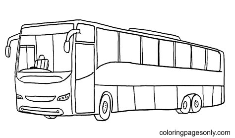 School Bus Coloring Pages