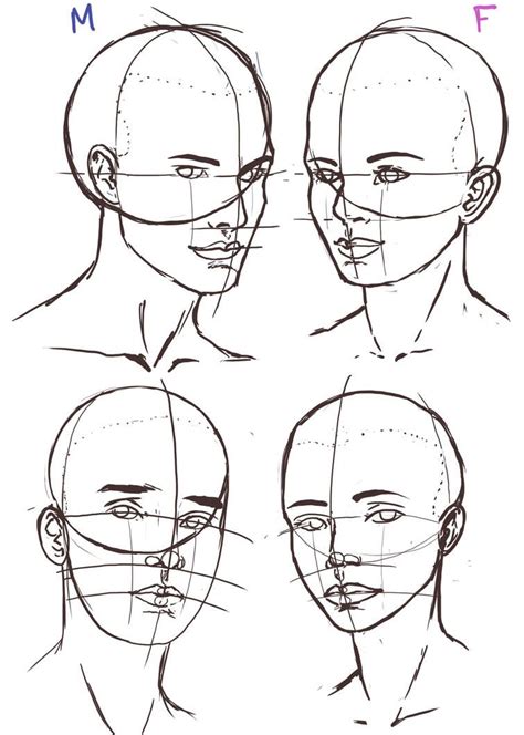 Face references by RachelFrasier | Human face drawing, Female face ...